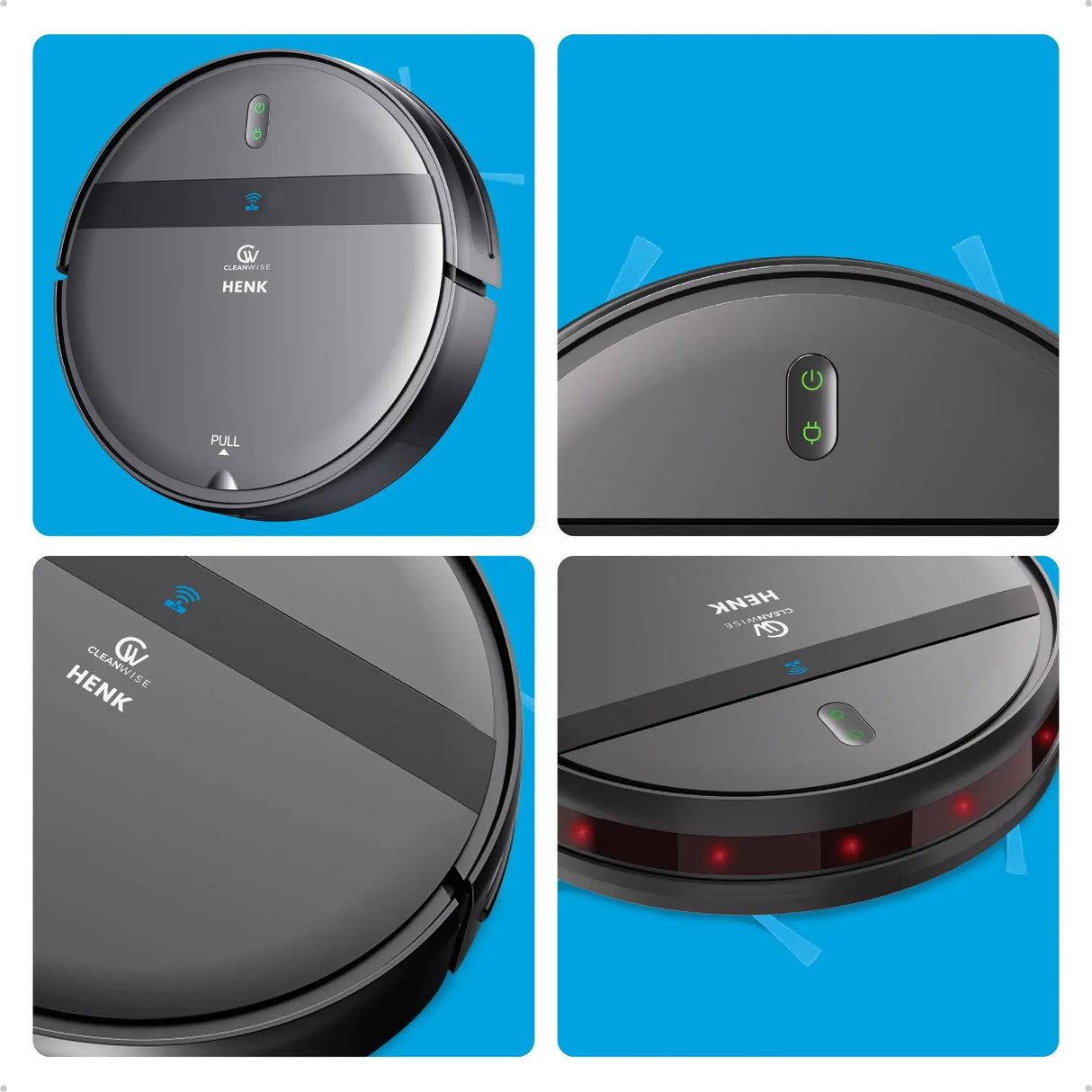 CleanWise Henk - Robotstofzuiger met dweilfunctie - Dweilrobot