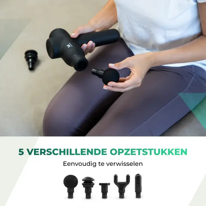 Massagerr® Massage Gun PRO - Massage Apparaat Professioneel – Incl. Standaard en Koffer
