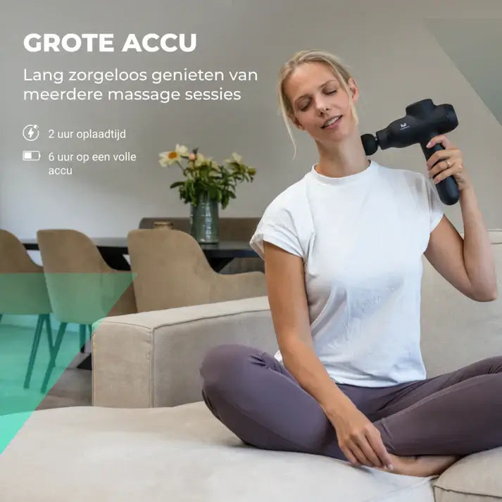 Massagerr® Massage Gun PRO - Massage Apparaat Professioneel – Incl. Standaard en Koffer