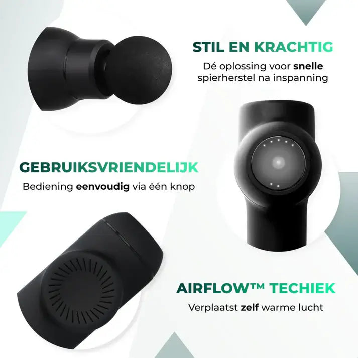 Massagerr® Massage Gun PRO - Massage Apparaat Professioneel – Incl. Standaard en Koffer