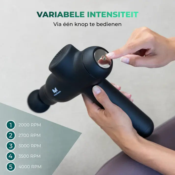 Massagerr® Massage Gun PRO - Massage Apparaat Professioneel – Incl. Standaard en Koffer