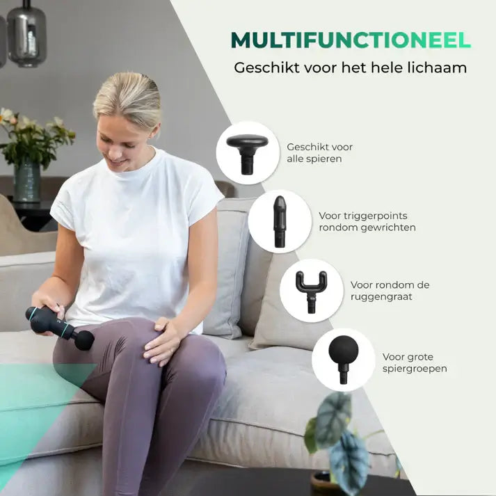 Massagerr® Mini Massage Gun PRO - Relax en Ontspanning Massage Apparaat