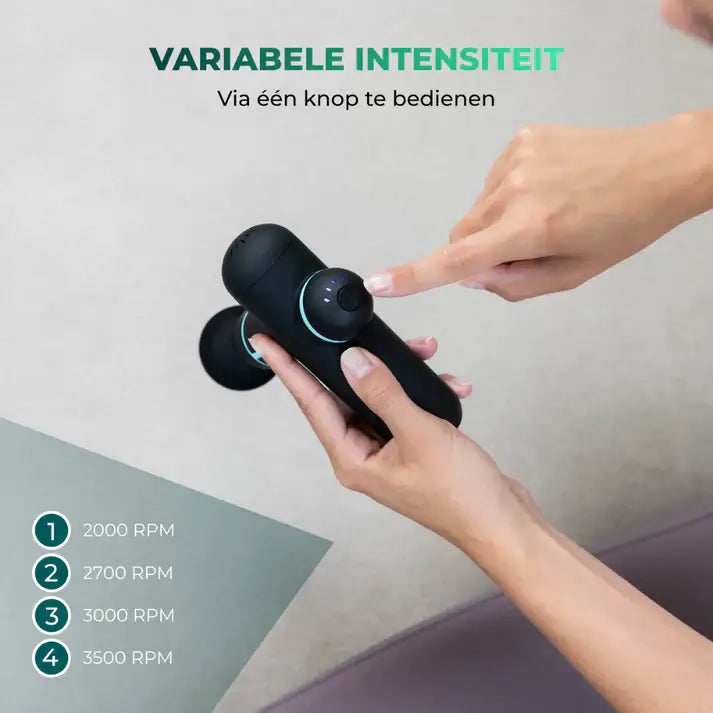 Massagerr® Mini Massage Gun PRO - Relax en Ontspanning Massage Apparaat