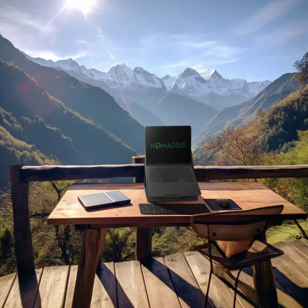 Nomadius 2-in-1 Mousepad - Muismat met Anti-slip Laag