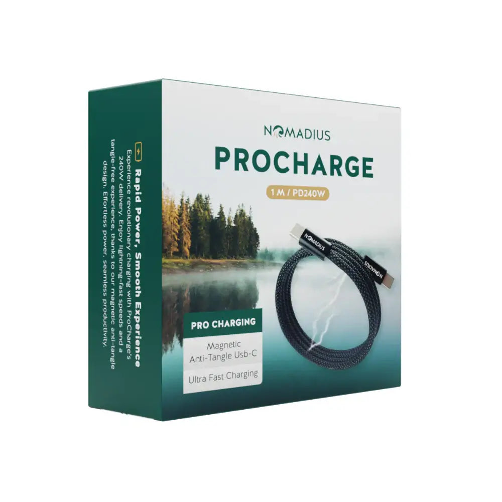 Nomadius ProCharge 1M – Ultra Fast Charging - USB C naar USB C – Oplaad Kabel