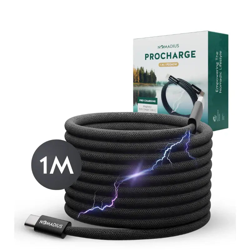 Nomadius ProCharge 1M – Ultra Fast Charging - USB C naar USB C – Oplaad Kabel