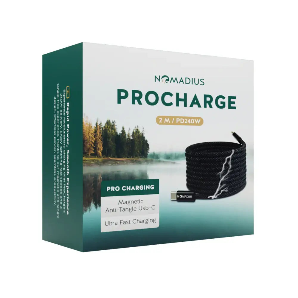 Nomadius ProCharge 2M - Ultra Fast Charging - USB C naar USB C - Oplaadkabel