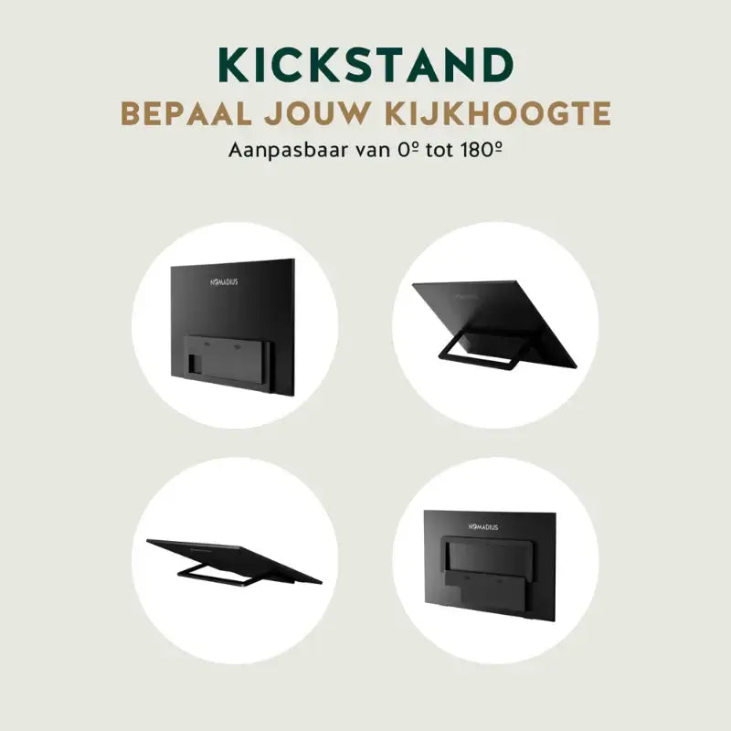 Nomadius® Portable Monitor + Sleeve - 13 Inch 2K - Ultra Lichtgewicht en Dun