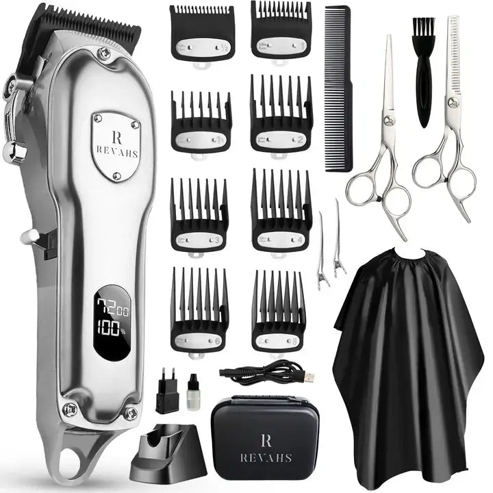 Revahs ClipperOne Pro - Professionele Draadloze Tondeuse - Baardtrimmer - Hoofdhaar Mannen