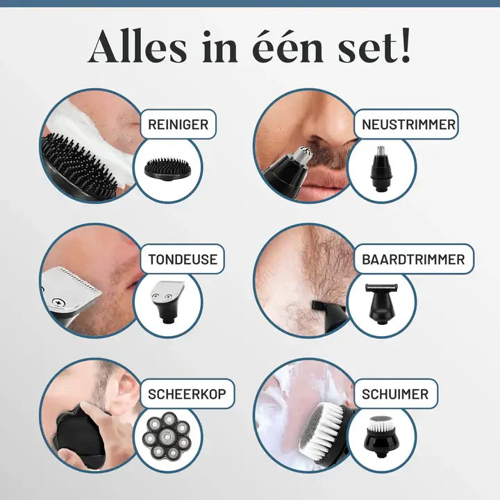 Revahs Skullshaver Mannen Pro Set - Scheermachine Heren