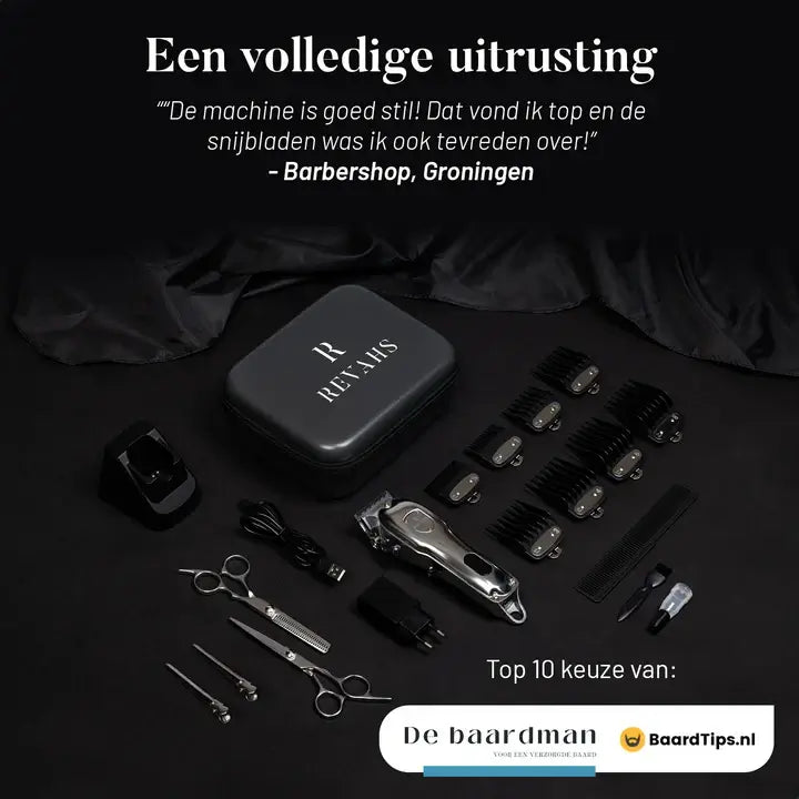 Revahs ClipperOne Pro - Professionele Draadloze Tondeuse - Baardtrimmer - Hoofdhaar Mannen