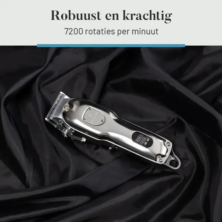 Revahs Clipper One - Professionele Tondeuse voor Mannen - 7200 RPM - LCD Display - RVS messen