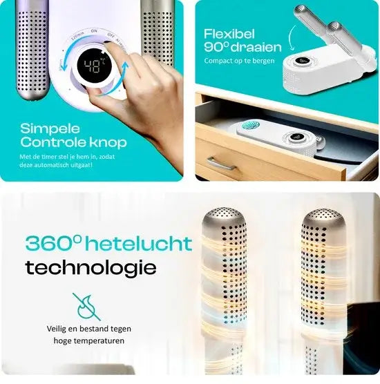 Sanitos Schoenendroger - Schoenverfrisser - Antibacterieel