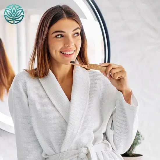 Sanitos Bamboe Elektrische Tandenborstel - Eco-vriendelijk & Duurzaam