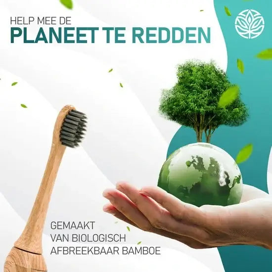 Sanitos Bamboe Elektrische Tandenborstel - Eco-vriendelijk & Duurzaam