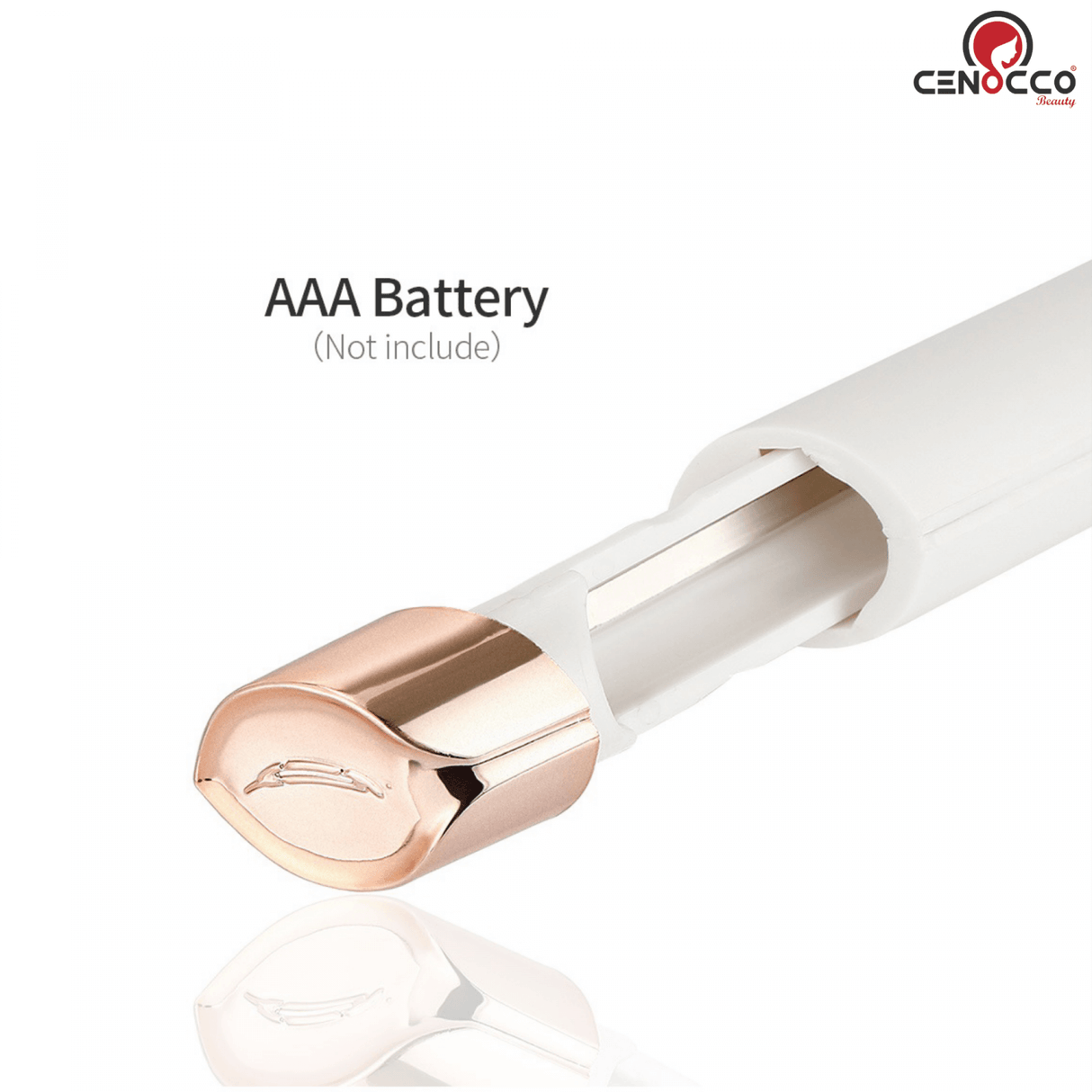 Cenocco Beauty Gezichtsepilator met LED-licht