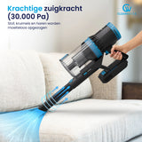 CleanWise Rita Flex Steelstofzuiger - Krachtige Draadloze Steelstofzuiger
