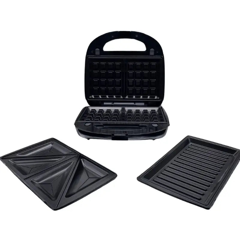 Eisenbach HW-1880 – 3-in-1 Tosti-ijzer, Wafelijzer & Grillplaat