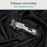 Revahs Clipper One - Professionele Tondeuse voor Mannen - 7200 RPM - LCD Display - RVS messen
