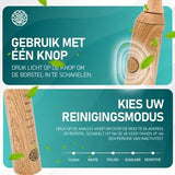 Sanitos Bamboe Elektrische Tandenborstel - Eco-vriendelijk & Duurzaam
