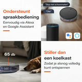 Skoov EcoPulse Robotstofzuiger met Dweilfunctie - Met laad station