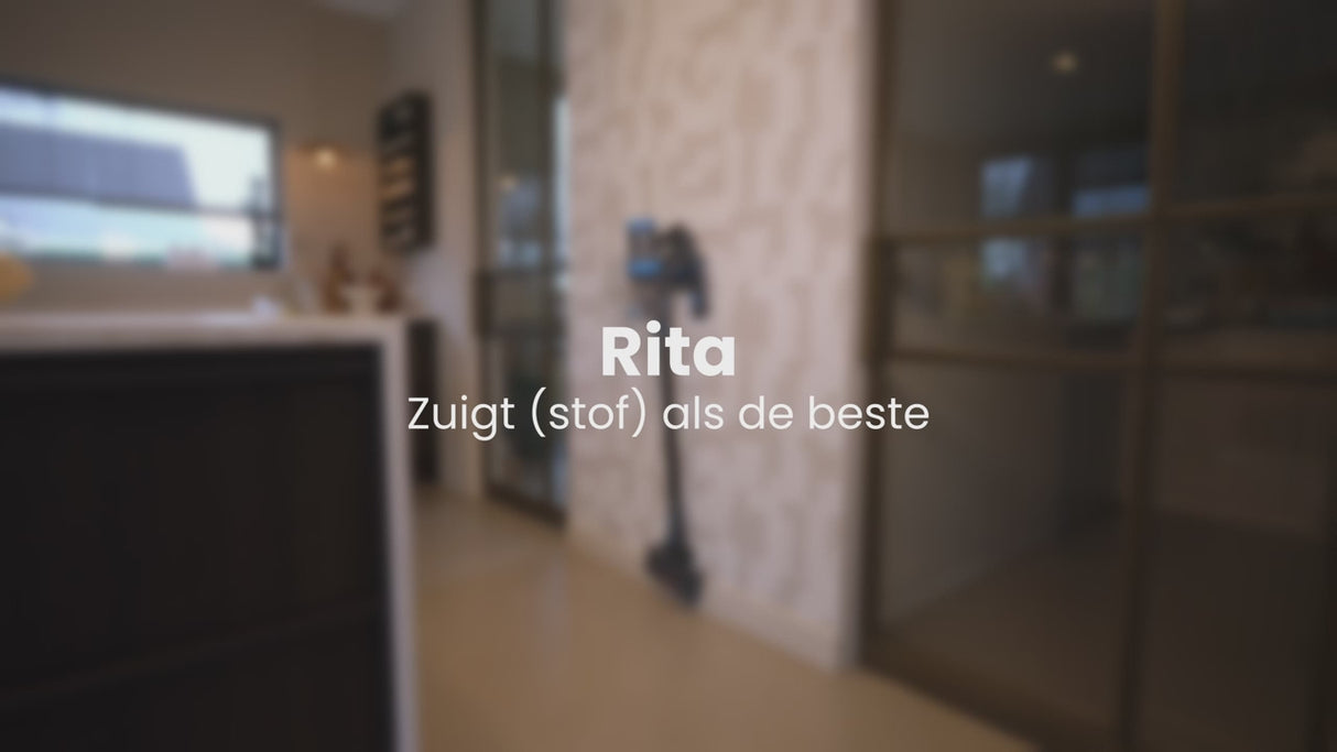 CleanWise Rita Steelstofzuiger - Krachtige Draadloze Steelstofzuiger